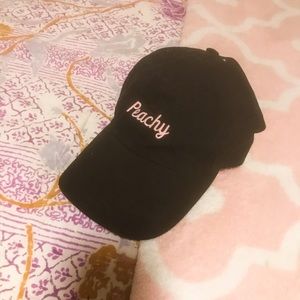 NWOT Brandy Melville “Peachy” Baseball Cap